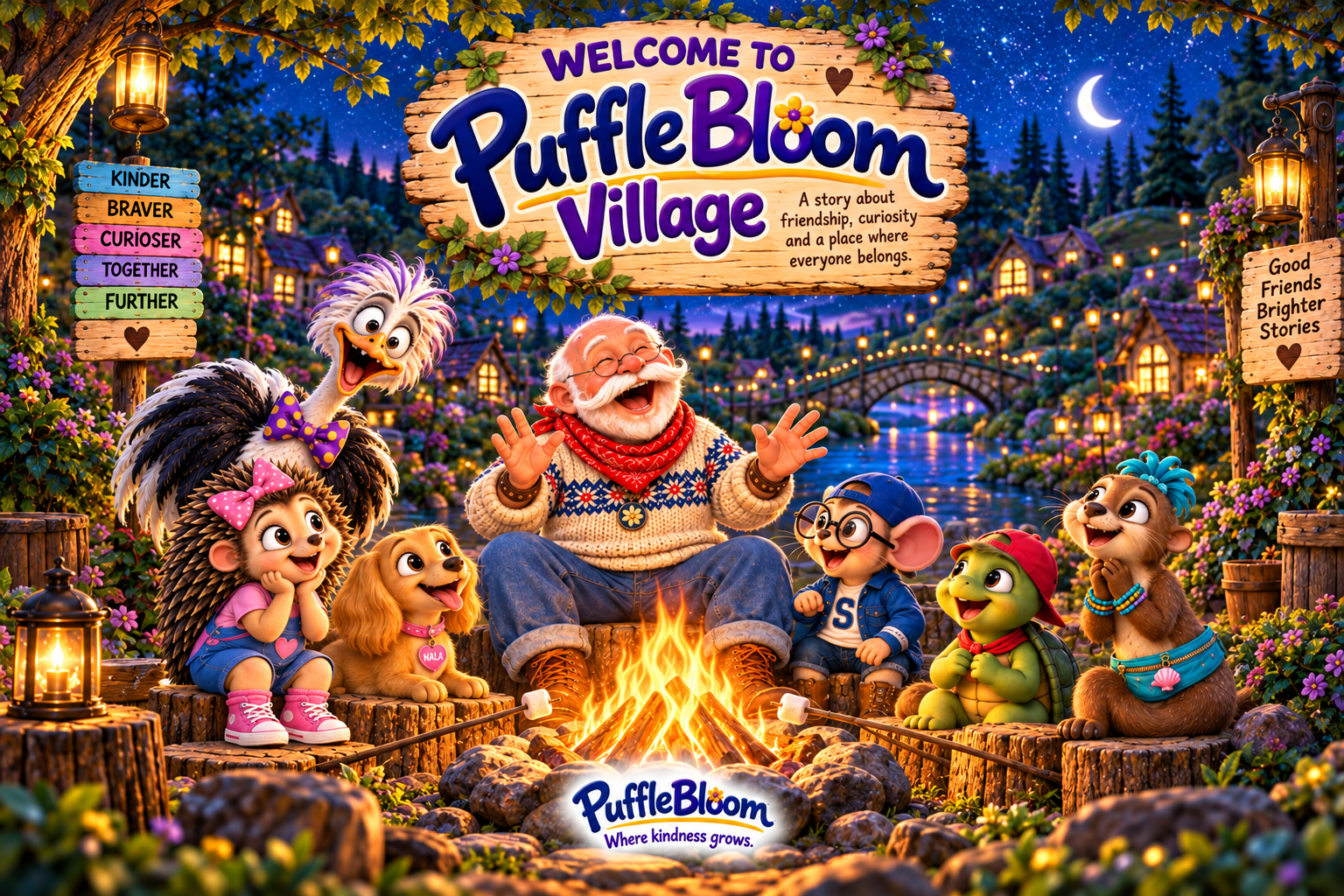 Welcome to PuffleBloom Village book cover